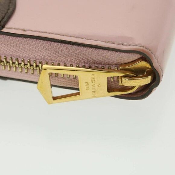 LOUIS VUITTON Monogram Vernis Zippy Venice Long Wallet Pink - Picture 8 of 15